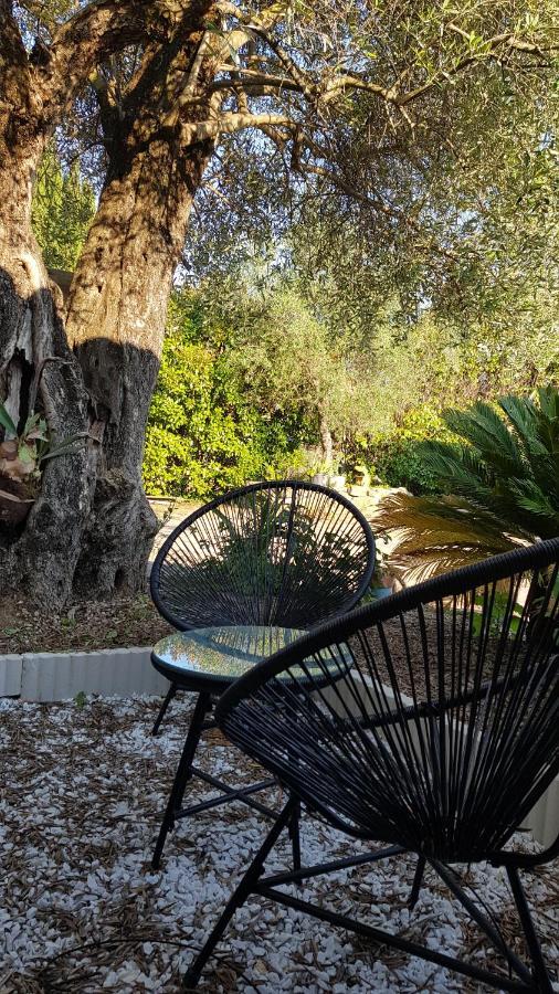 Studio villa château Currault Mougins Extérieur photo