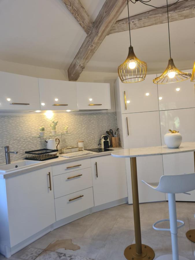 Studio villa château Currault Mougins Extérieur photo